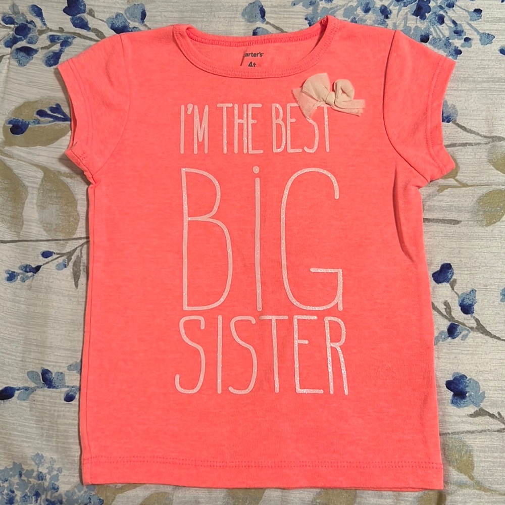4T Big Sister Shirt - Carter’s